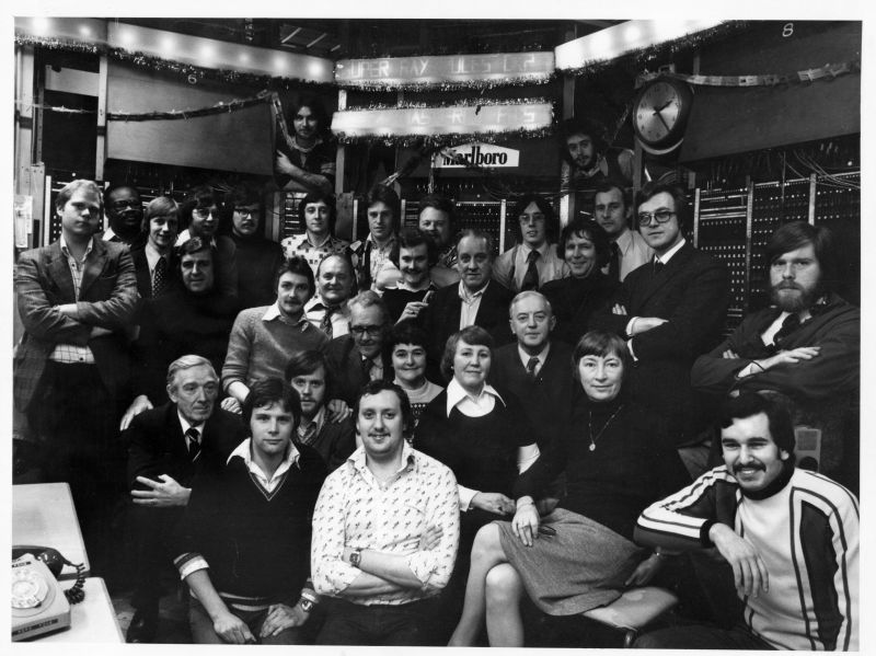 From the front and left to right: Geoff Richards, Alan Johnson, Dave Abrahams, Edgar Williams, Steve Miller , Dilys Miller, Joan Green, Sheila Hayward, Mike Dagnan, Denis Brown, Ray Starling, Ken Oldfield, John Gray, ???, Harry Prowe, George Turtle, Steve Kenyon, Harry Aldridge, Terry Foley, Fred Kadjeski, Paul Koo, Robert Barnes, Pat Black, Dave Evans, Steve Dodd, Brian Fairbrother, Tony Trippier, Kevin Robson, Jim Hawksworth, Mike Norris, Robin Smith